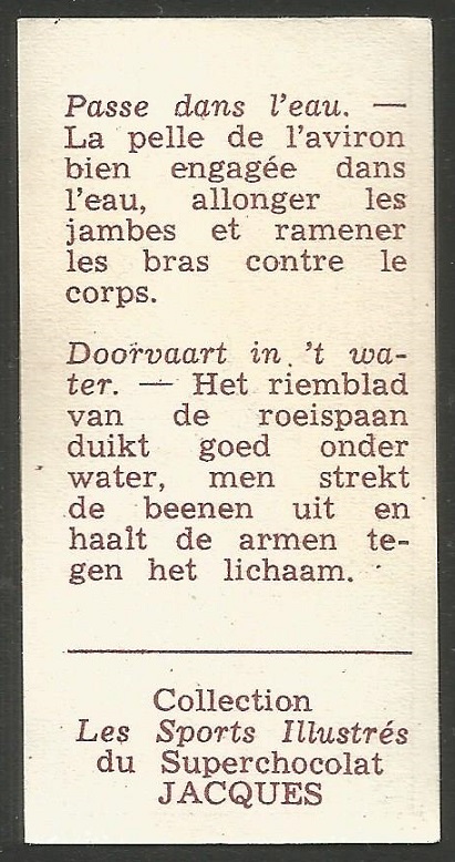 CC BEL Jaques Superchocolat Aviron Roeien No. 22 Single sculler during the propulsive phase reverse