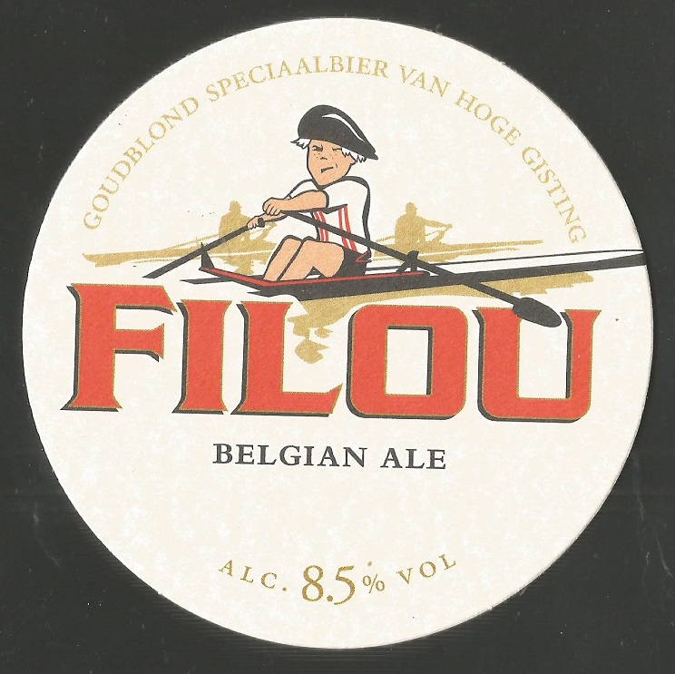 Beer mat BEL FILOU Belgian Ale