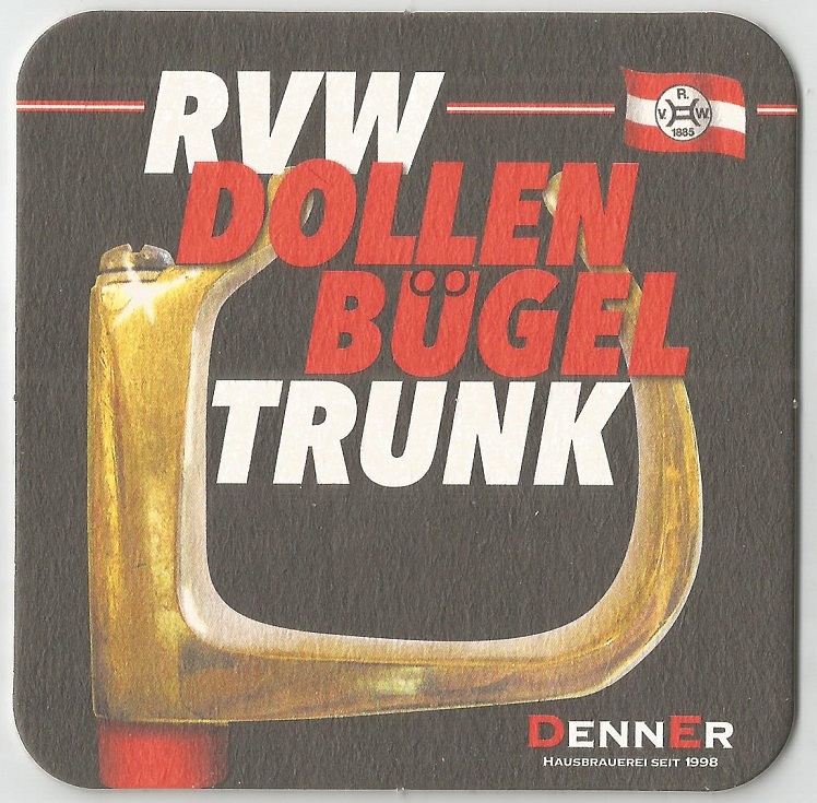 Beer mat GER RVW Dollenbuegel Trunk RV Weser Hameln
