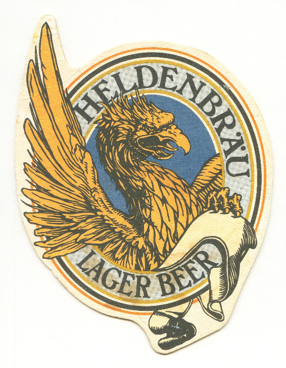Beer mat GBR 1979 HELDENBRAEU Heroes No. 3. reverseJPG