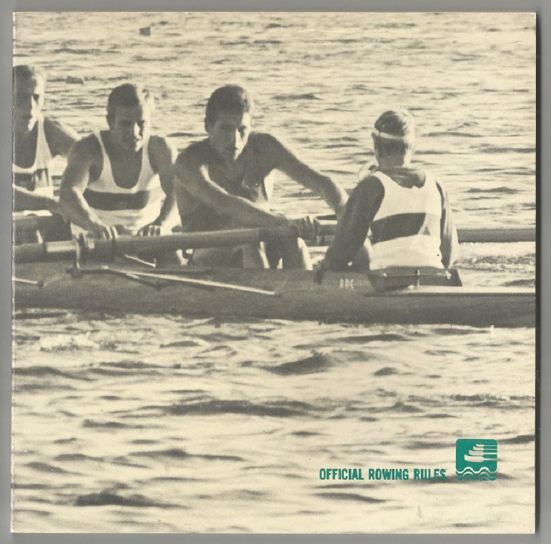 Book MEX 1968 OG Mexico Official Rowing Rules FISA with Olympic pictogram No. 2 on cover