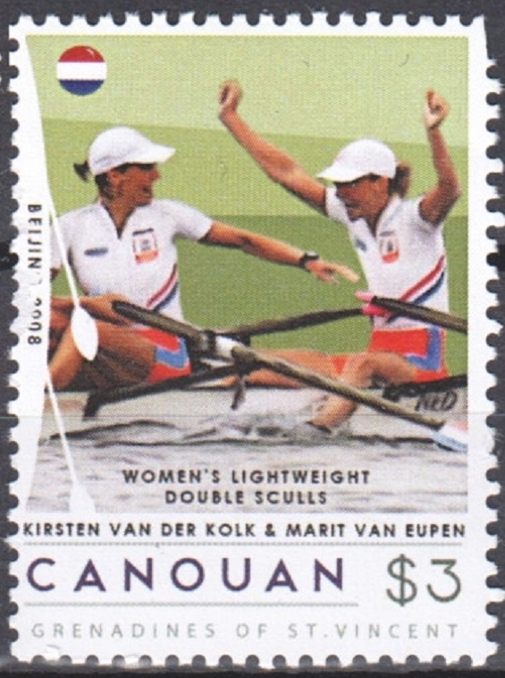 Cinderella GRENADINES OF ST. VINCENT CANOUAN OG Beijing 2008 LW2X gold medal winners NED
