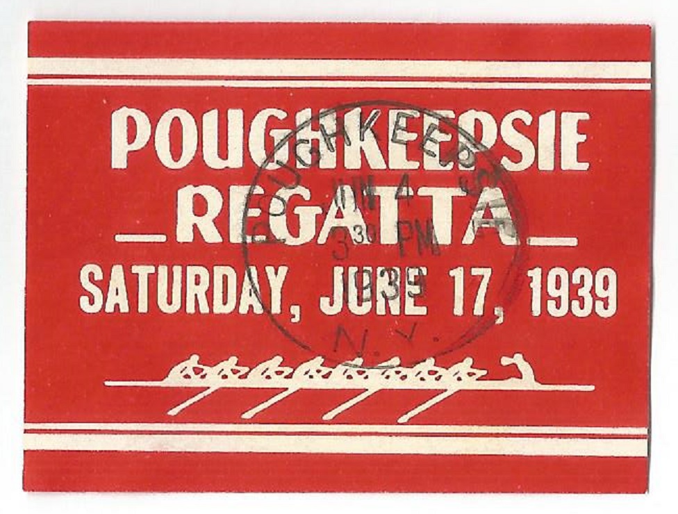 Label USA 1939 Poughkeepsie Regatta Saturday June 17th 1