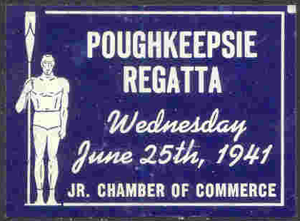 Label USA 1941 Poughkeepsie Regatta
