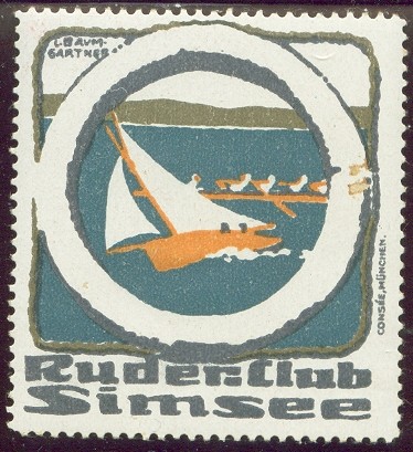 cinderella ger ruder club simsee sailing boat a four in round life belt 