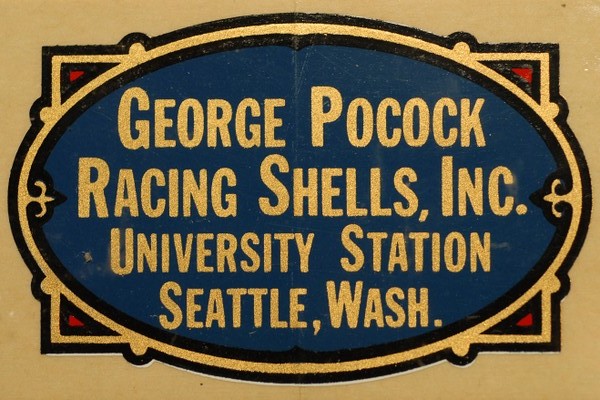 label ad usa george pocock racing shells coll. a