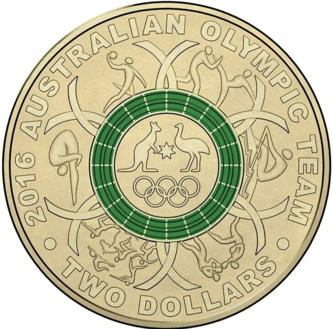 Coin AUS 2016 OG Rio de Janeiro 