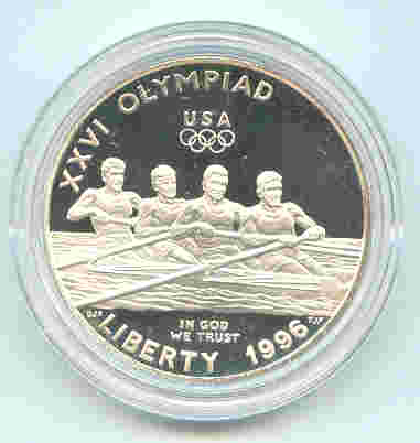 Coin USA 1996 OG Atlanta Silver 900 PP 2673 g M4 