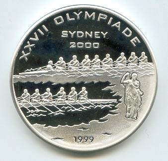 coin ben 1999 og sydney silver pp piefort 40 00 g 1000 francs cfa two 8x 100 issued