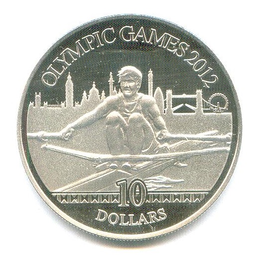 coin fij 2011 og london 2012 10 dollars silver 925 pp 2828 g front
