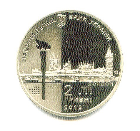 coin ukr 2012 og london nickel silver copper nickel zinc pp front