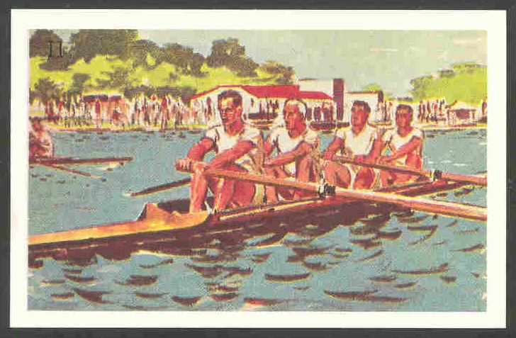 CC CAN Wheaties Sports Federation (REPRINT) Great moments in Canadian sport No. 11 B.C. oarsmen win gold medal in Australia (CAN 4 at OG Melbourne 1956)