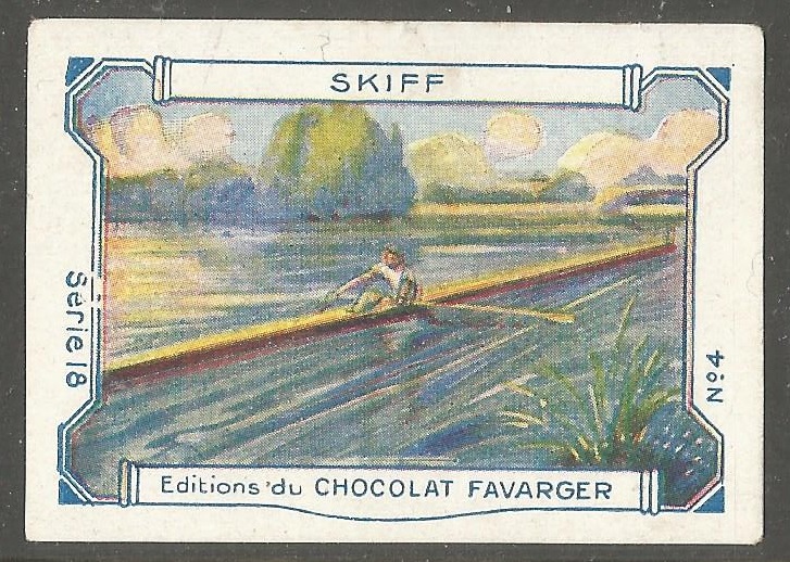 CC FRA CHOCOLAT FAVARGER serie 18 No. 4 Skiff
