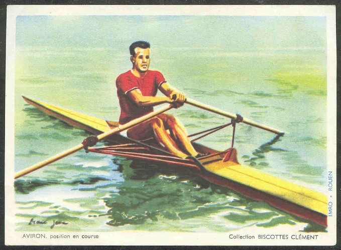 cc fra collection biscottes clement  single sculler pulling 