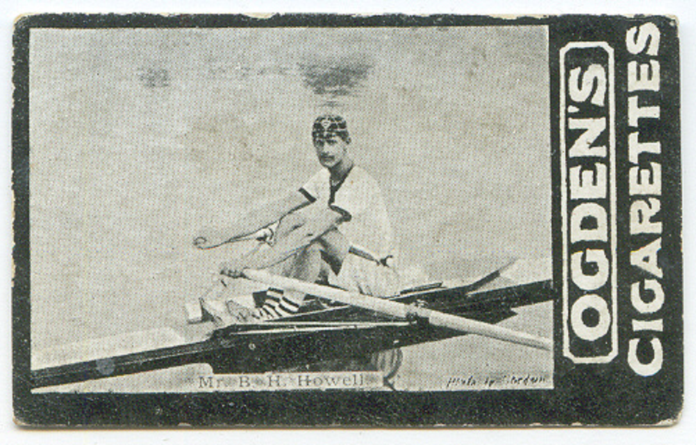 CC GBR 1901 Ogdenss Cigarettes A Series No. 94 Mr. B. H. Howell Thames RC second in the Diamont Sculls at Henley Regatta 1900