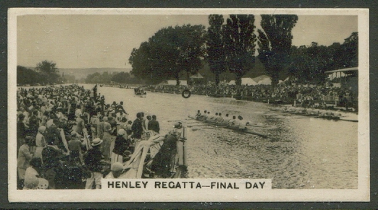 CC GBR 1932 Wills Tobacco Homeland Events No. 15 Henley Regatta Final Day London RC beating Thames RC in the final of the Grand