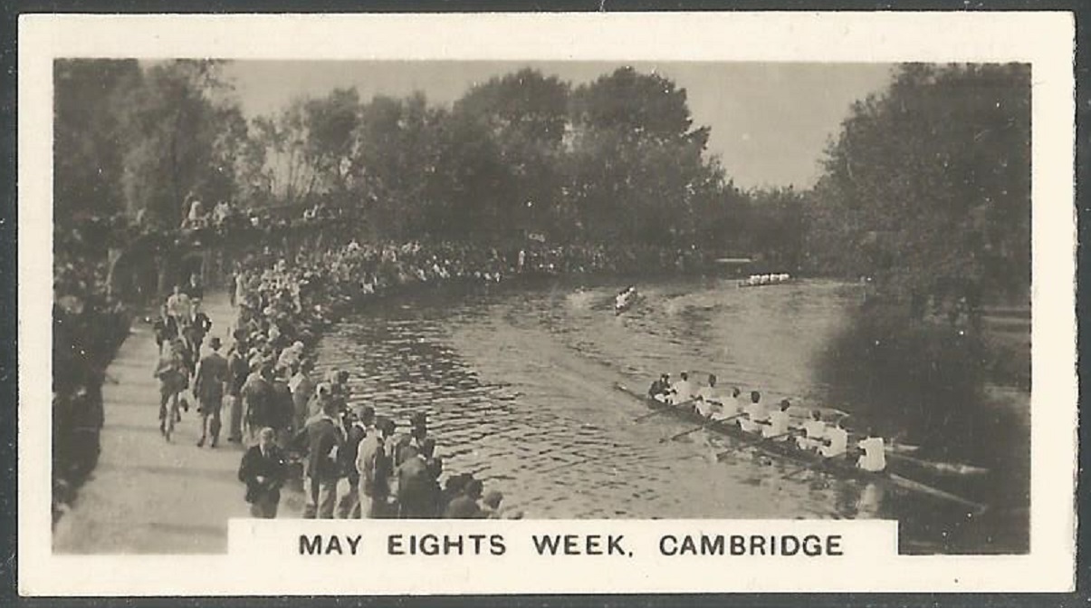 CC GBR 1932 Wills Tobacco Homeland Events No. 29 May Eights Week Cambridge