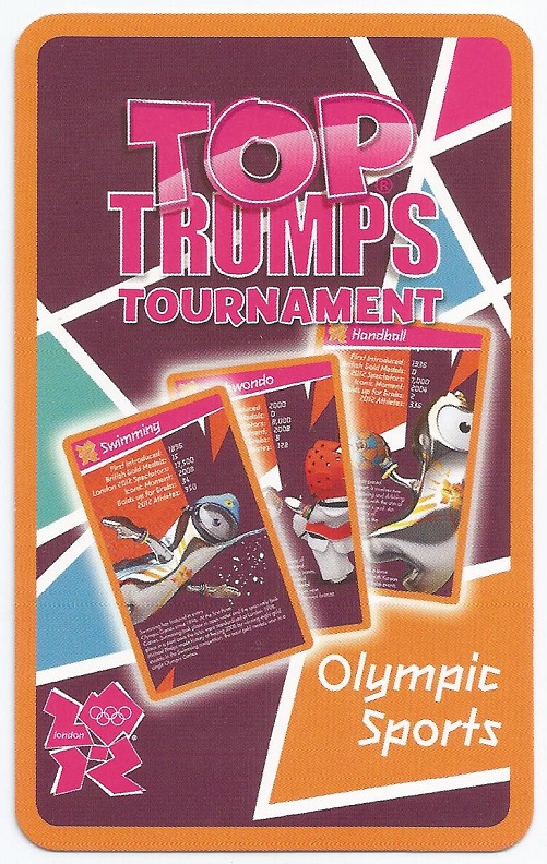CC GBR TOP TRUMPS TOURNAMENT Olympic Sports Rowing reverse
