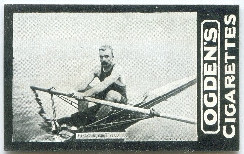cc gbr 1901 ogdens s cigarettes a series no. 99 george towns winner of the professional sculling championship 1900