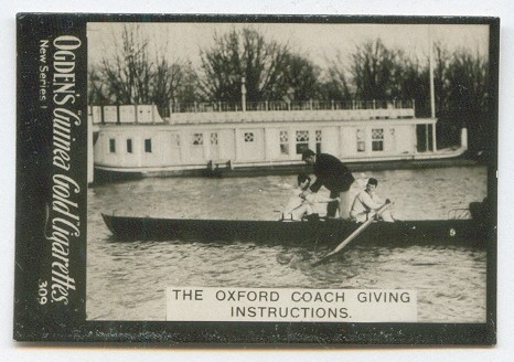 cc gbr 1902 ogden s guinea gold cigarettes new series 1 no. 309  the oxford coach giving instructions 