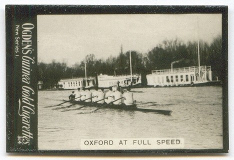 cc gbr 1902 ogden s guinea gold cigarettes new series 1 no. 314  oxford at full speed 