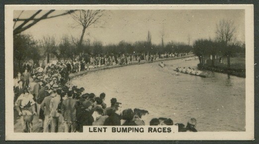 cc gbr 1932 wills tobacco  homeland events no. 14  lent bumping races   claire colledge ii bumping downing colledge i 