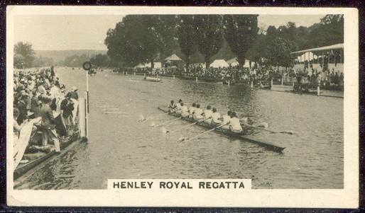 cc gbr 1932 wills tobacco homeland events no. 17  henley royal regatta   london rc beating harvard university 