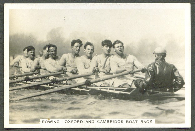 cc gbr 1935 senior service sporting events and stars no. 27 boat race cambridge crew  winner 