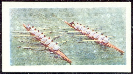cc gbr 1956 abc minors water sports set no. 13 no. 9 the university boat race two 8 racing abreast 