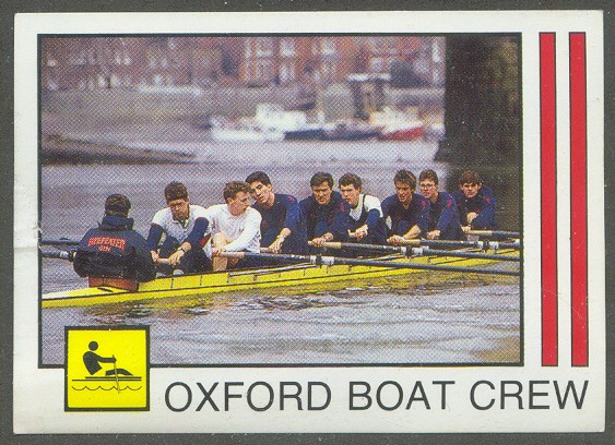 cc gbr 1987 panini supersport no. 214 oxford boat crew university boat race winners 1987