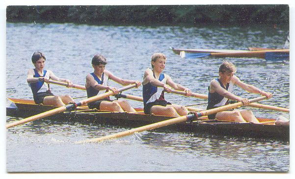 cc gbr 1991 south wales constabulary sport a card no. 19 rowing 4