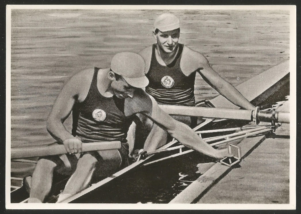 CC GDR 1957 OG Melbourne 1956 Igor Buldakov Viktor Ivanov URS M2 silver medal winners