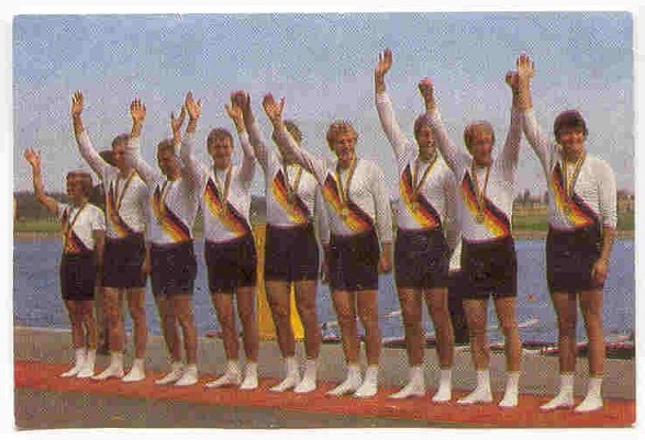 cc gdr 1984 olympioniken der ddr m8 gold medal winners og moscow 1980 