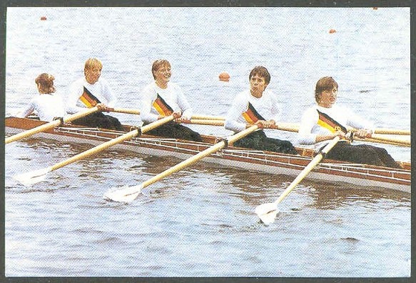 cc gdr 1984 olympioniken der ddr w4x crew gold medal winners og moscow 1980 
