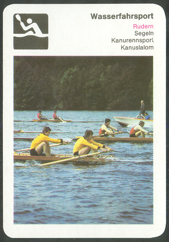 cc gdr 1984 quartet card olympische sportarten