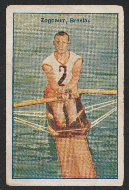 CC GER 1928 GREILING ZIGARETTEN Wassersport No. 10 Zogbaum Breslau