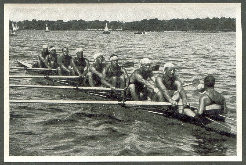 cc ger 1936 og berlin reemtsma band ii no. 112 photo of 8 ita training on the water 