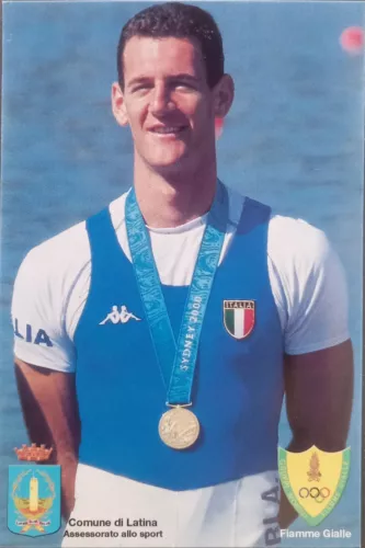 CC ITA Alessio Sartori M4X goldmedal winner OG Sydney