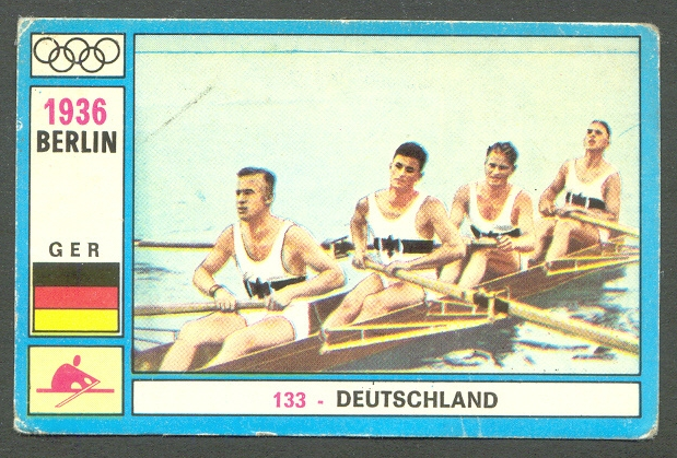 CC ITA Panini No.133 OG Berlin 1936 Gold medal winner GER 4 