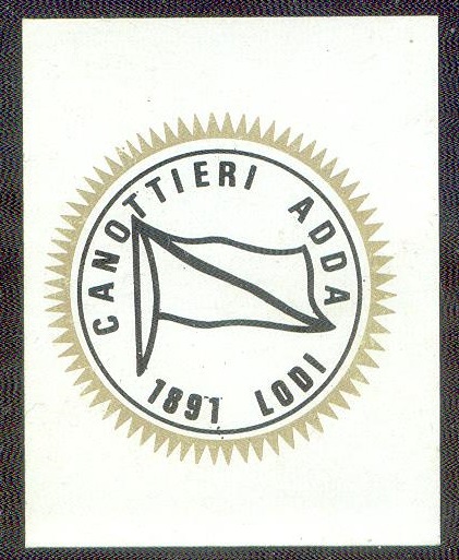 cc ita panini campioni dello sport 1970 71 no. 72 a canottieri adda lodi 1891