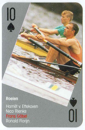 cc ned 1992 nederlands olympisch comite roeien frans goebel world champion lm1x 1989 1990 