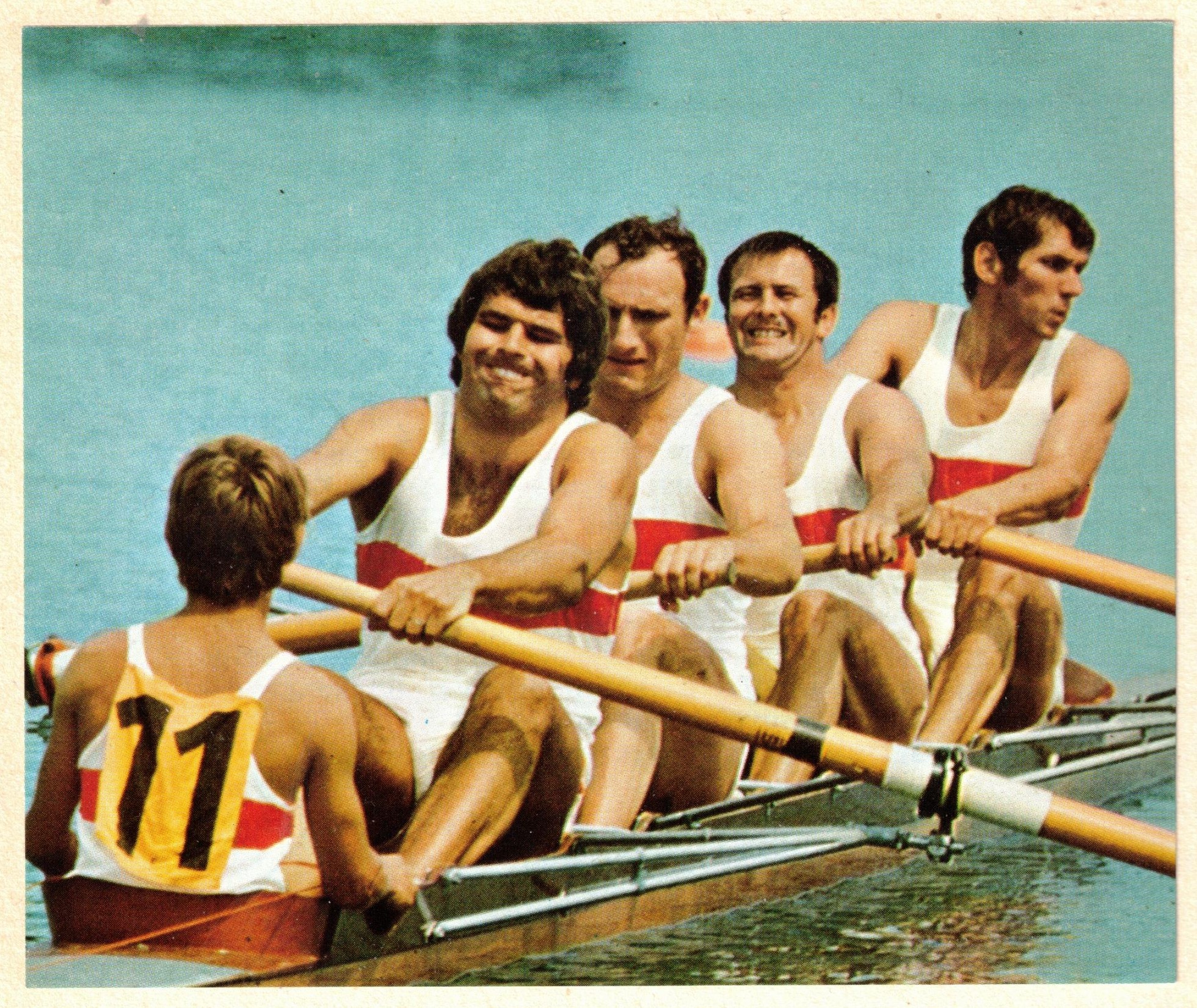 CC SUI 1972 OG Munich P. Berger A. Bierl H. J. Faerber G. Auer cox U. BenterGER M4 gold medal winners 