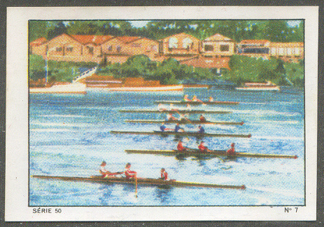 cc sui 1937 nestle chocolate cards rowing series 50 no. 7