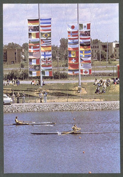 cc sui 1976 og montreal gloria no. 17 scene from the olympic rowing regatta 