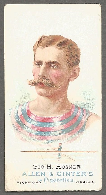 CC USA 1888 ALLEN GINTERS CIGARETTES The Worlds Champions George H. Hosmer