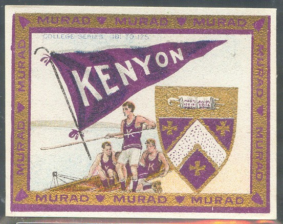 cc usa 1910 murad cigarettes college series 101 125 kenyon college 