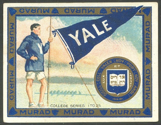 cc usa 1910 murad cigarettes college series 1 25 yale 
