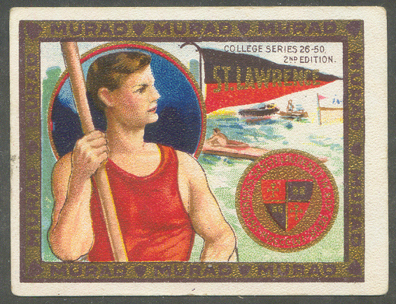 cc usa 1910 murad cigarettes college series 26 50 2nd edition st. lawrence