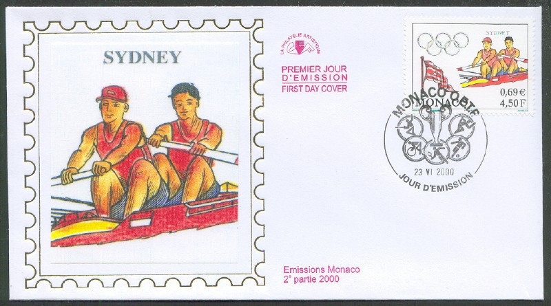 fdc mon 2000 june 23rd og sydney mi 2507 stamp illustration 
