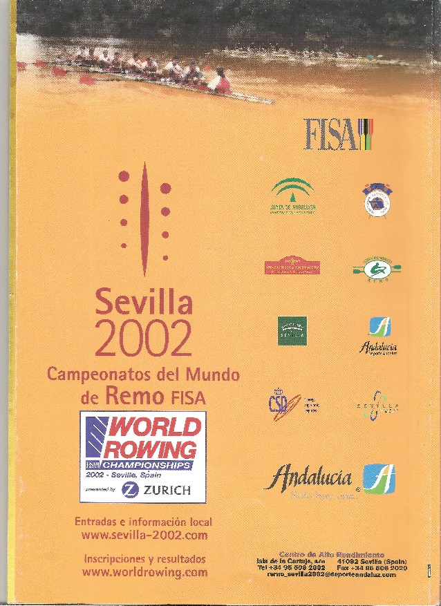 Program ESP 2002 WRC Sevilla reverse